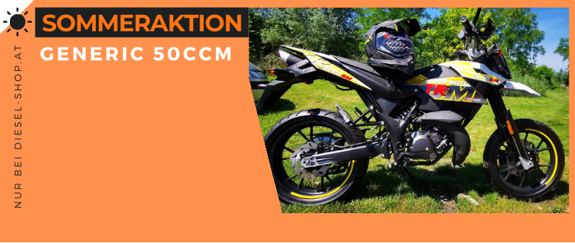 Generic Supermoto 50ccm, generic supermoto, generic motorrad, jugendmotorrad, motorrad für jugendliche, supermoto, moped, mopeds für jugendliche, mopeds für teenager, motorräder für teenager, sommeraktionen,
